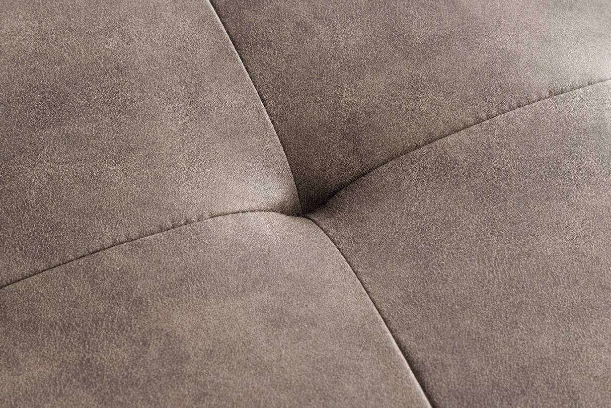 Bench BOUTIQUE 100cm microfibre taupe