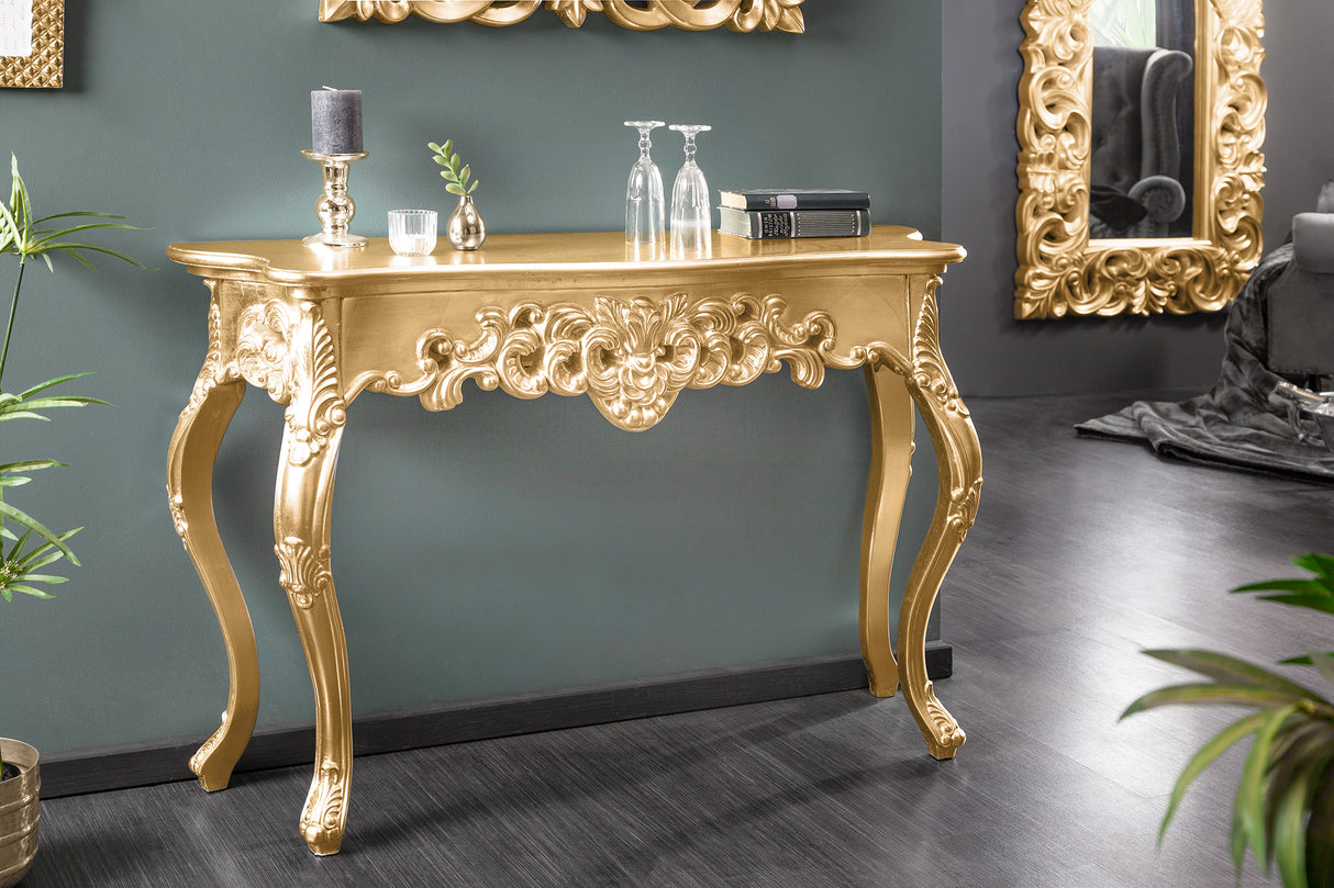 Konsole VENICE BAROCK 110cm gold