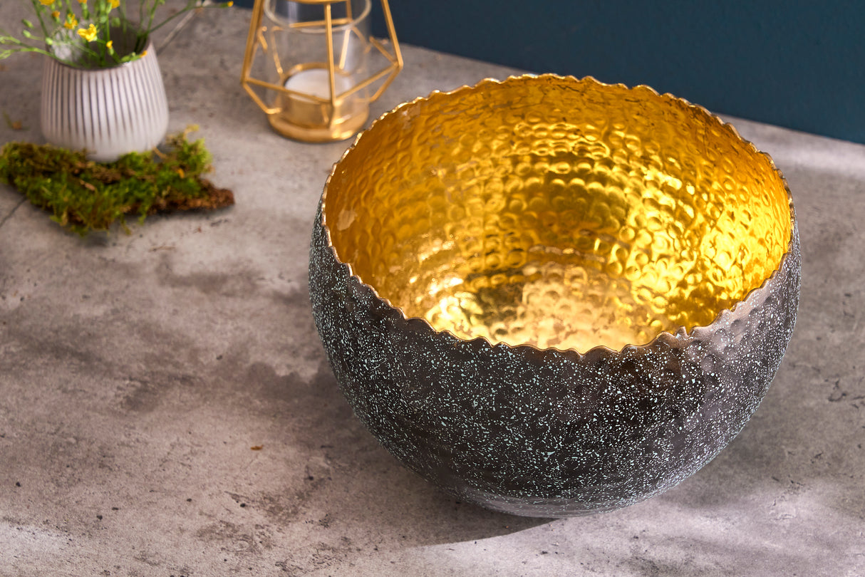 Bowl ORIENT 24cm silver with patina