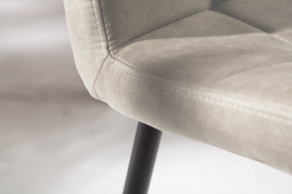 Chair MODENA microfibre light grey