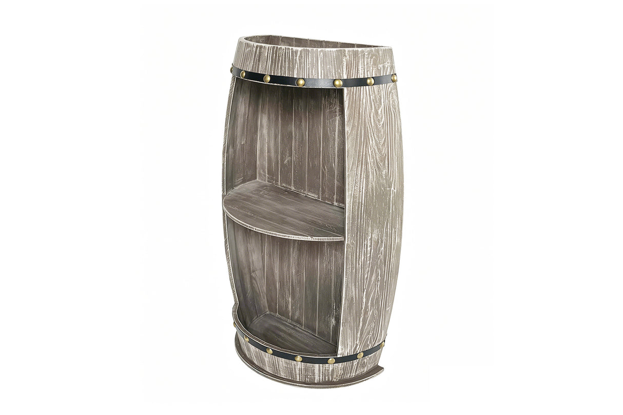 Wine shelf half BODEGA 80cm massive fir wood