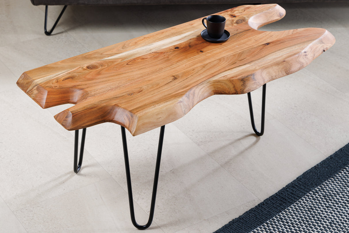 Coffee table WILD 100cm 35mm acacia wood
