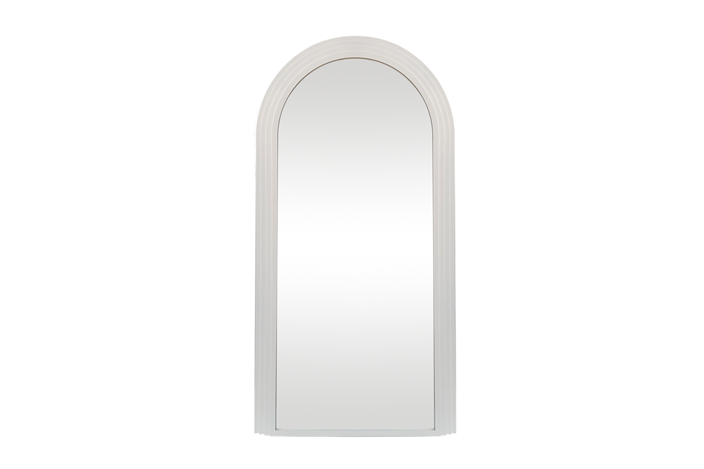 Wandspiegel ART DECO 160cm weiß