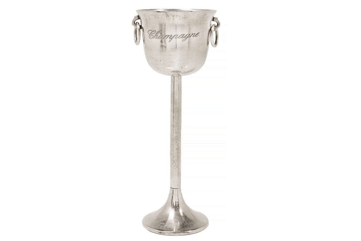 Champagne bucket CHAMPAGNE 80cm antique silver