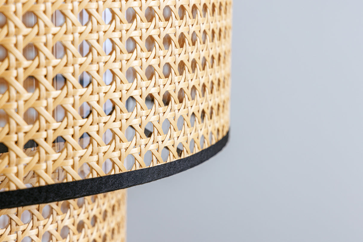 Pendant lamp WIENER GEFLECHT 45cm black edge