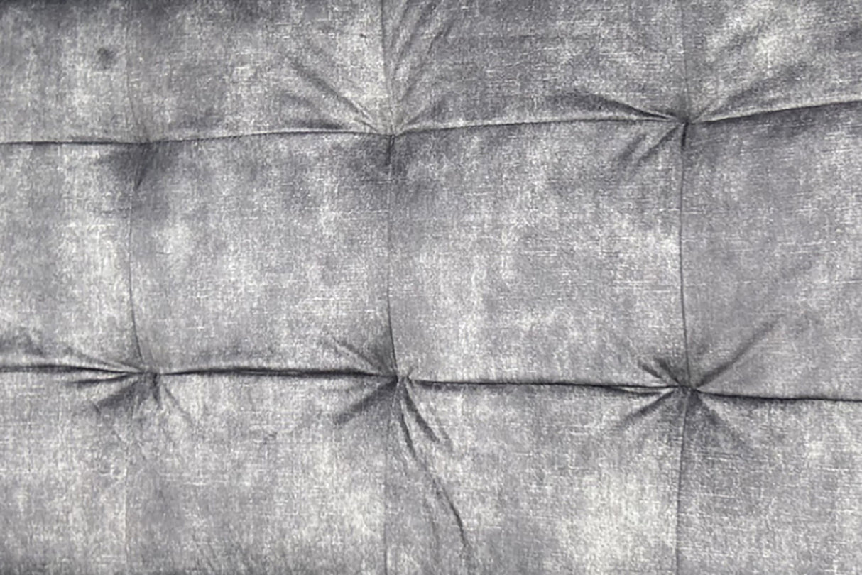 Sofa bed JAZZ 195cm 3-seater velvet grey