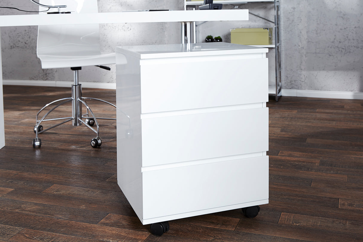 Mobile office pedestal BIG DEAL white