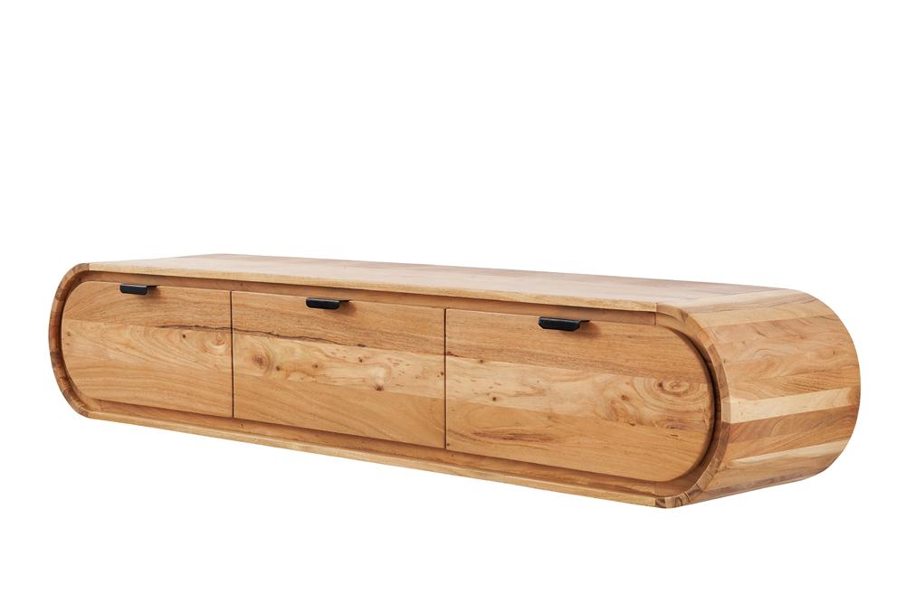 TV-Board ORGANIC 160cm hanging acacia wood natural