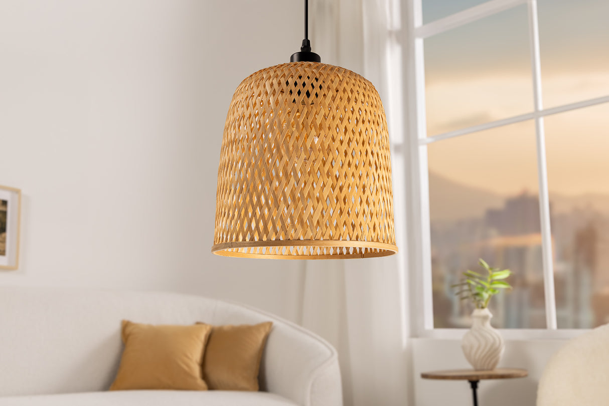 Pendant lamp ORGANIC LIVING 25cm natural bamboo