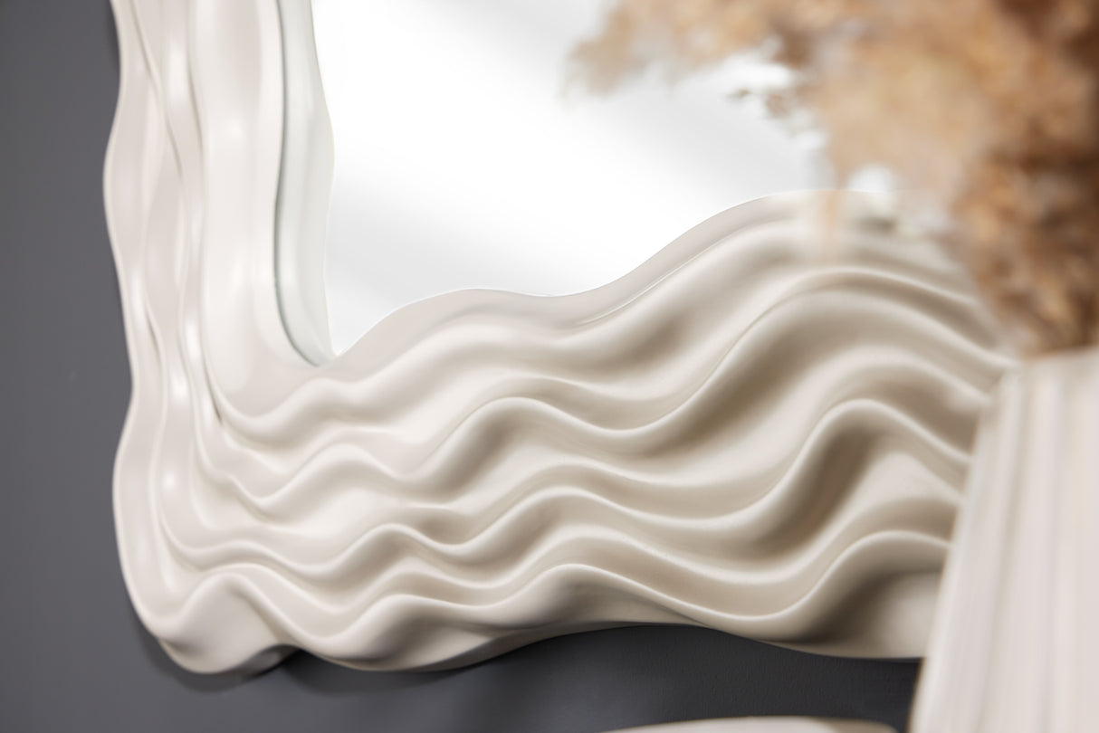 Wandspiegel WAVE 90cm greige