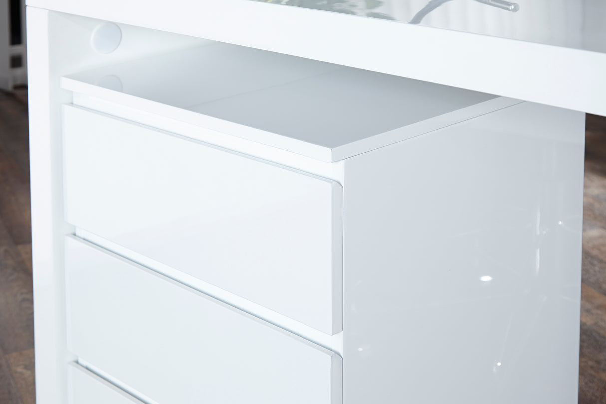 Mobile office pedestal BIG DEAL white