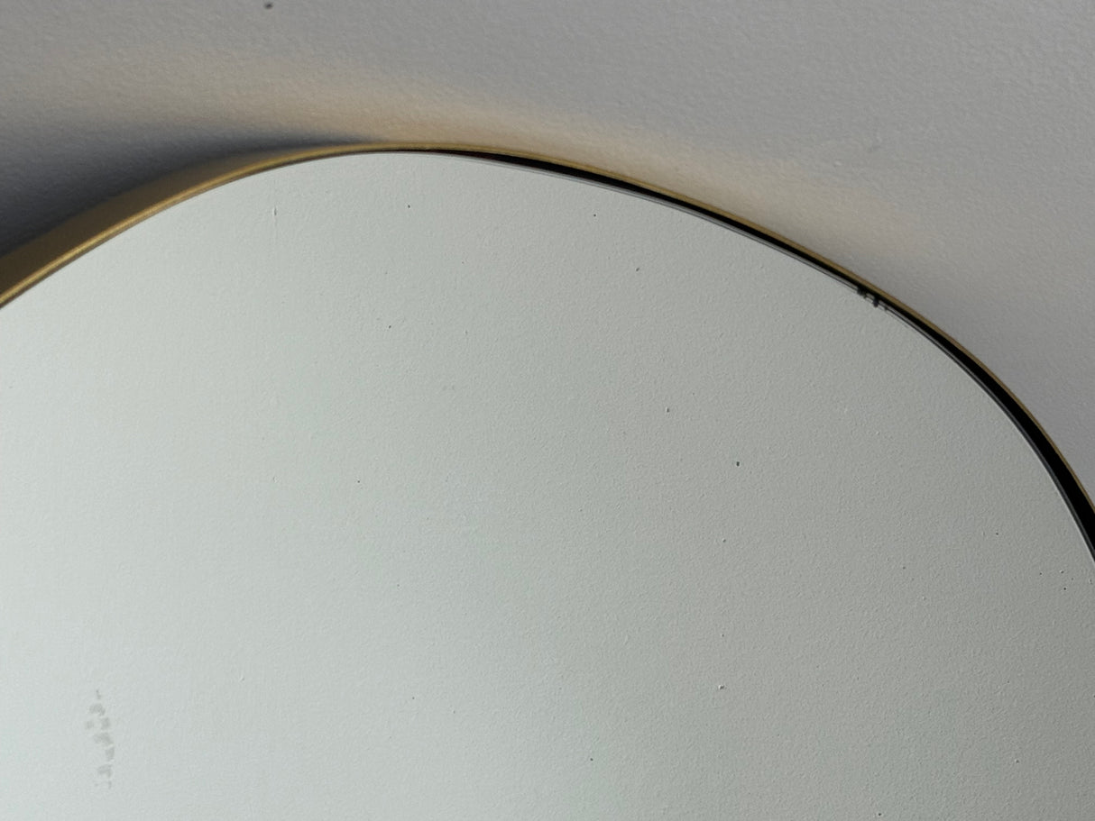 B-Wandspiegel NOEMI 70cm asymmetrisch Eisen gold