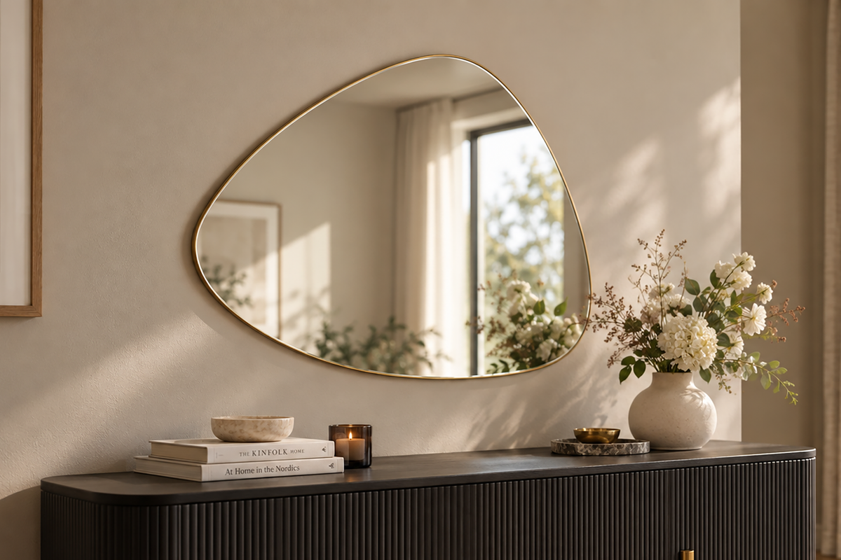 Wandspiegel NOEMI 85cm Gold