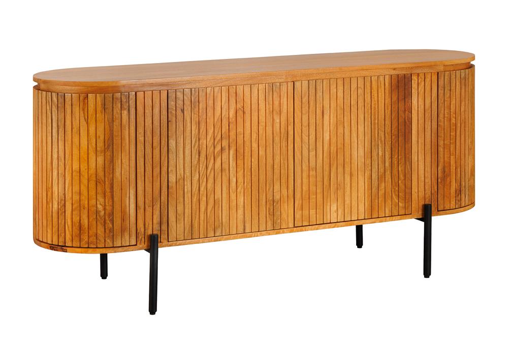 Sideboard GATSBY 160cm retro style mango wood natural