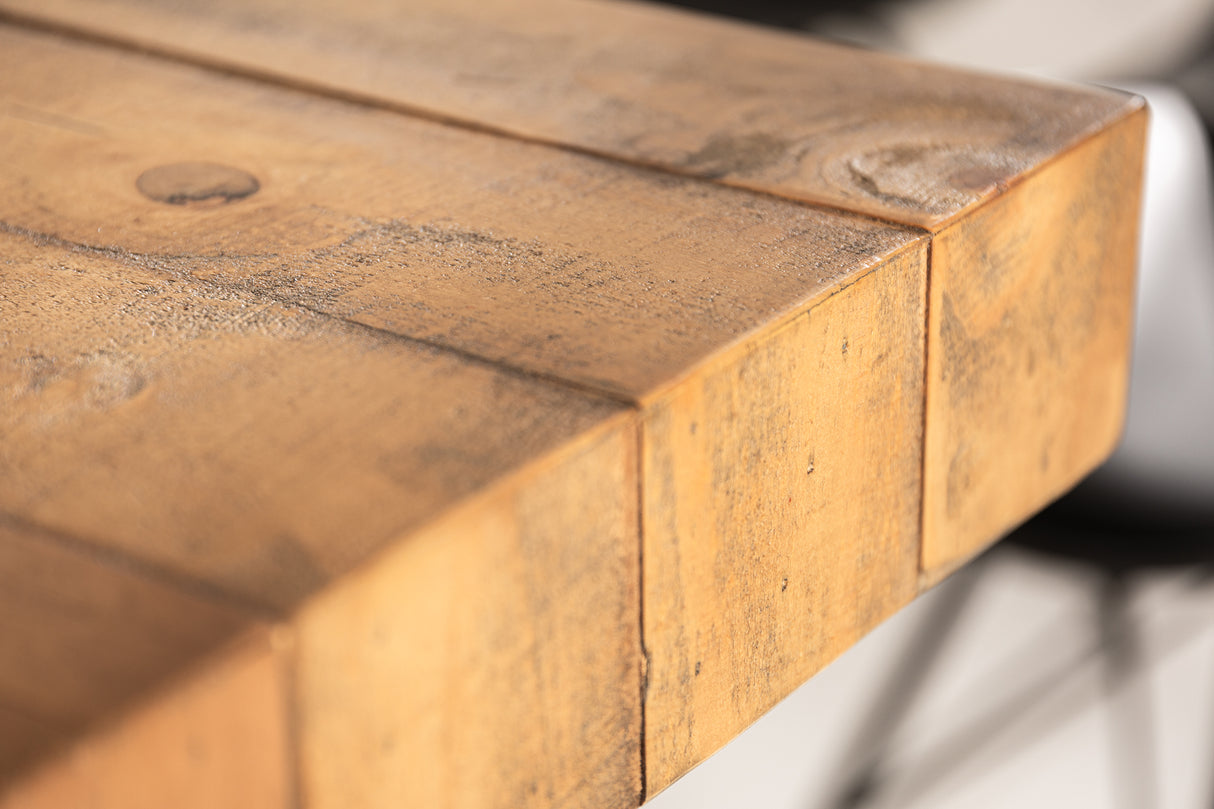 Dining table FINCA 200cm pinewood vintage brown