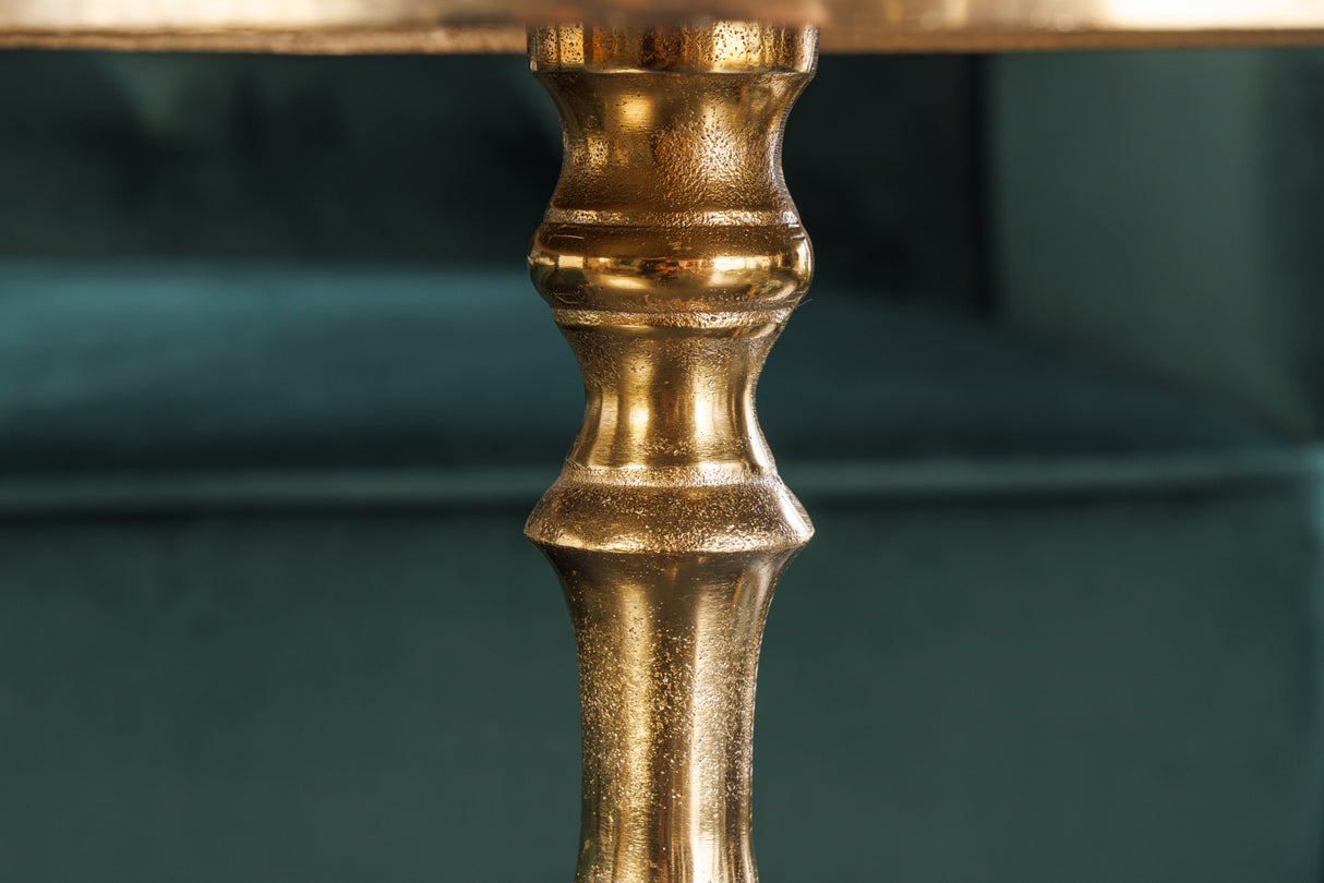 Beistelltisch JARDIN Ø 55cm rund Barockstil gold