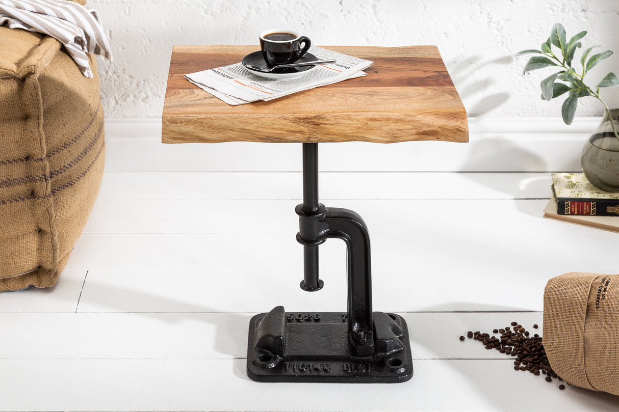 Beistelltisch FACTORY 45cm Akazie massiv 35mm Holz