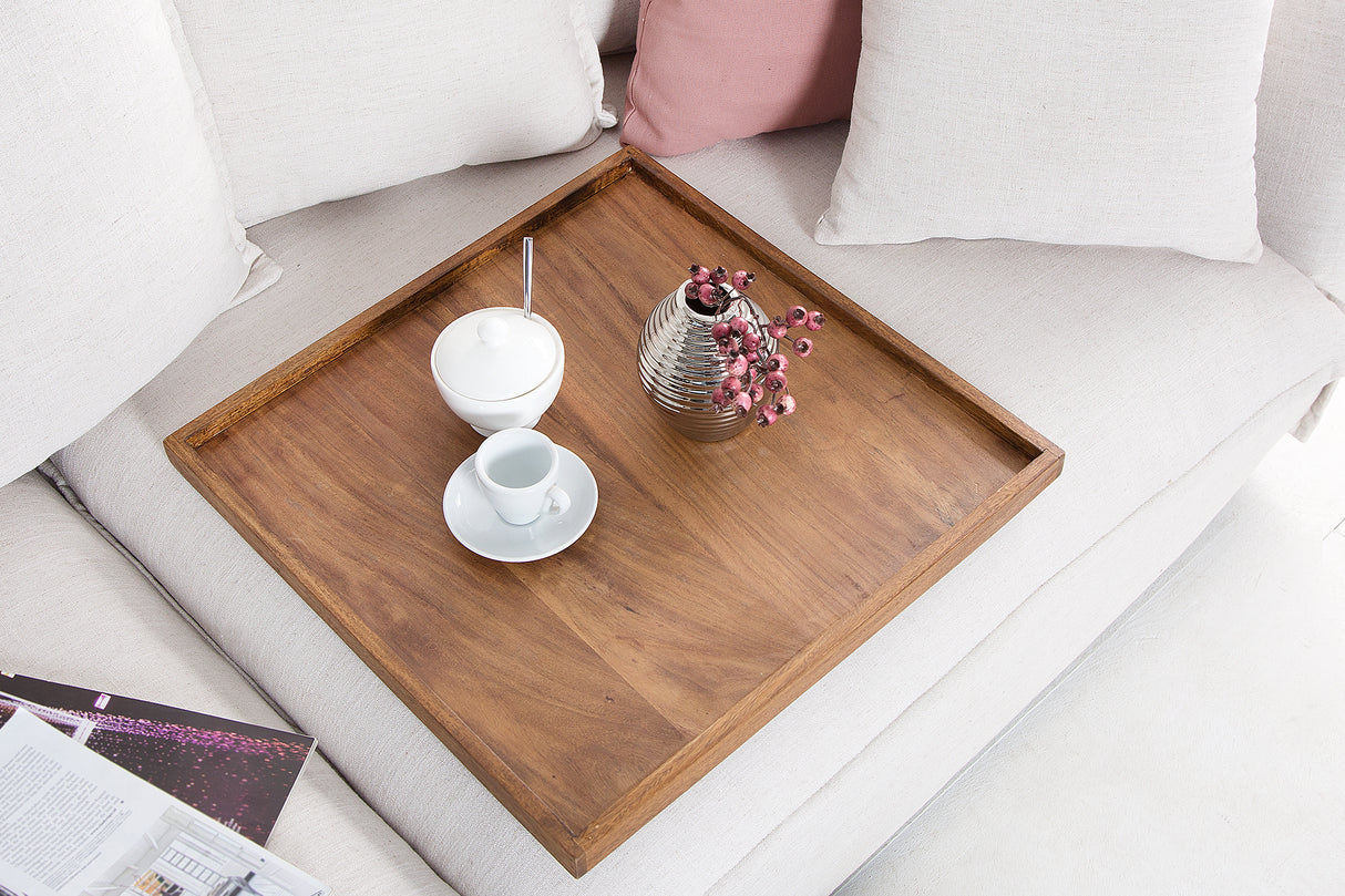 Tablett MAKASSAR 50cm Sheeshamholz