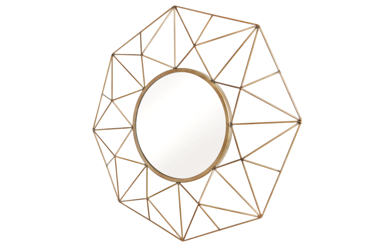 Wandspiegel DIAMOND 80cm Messing