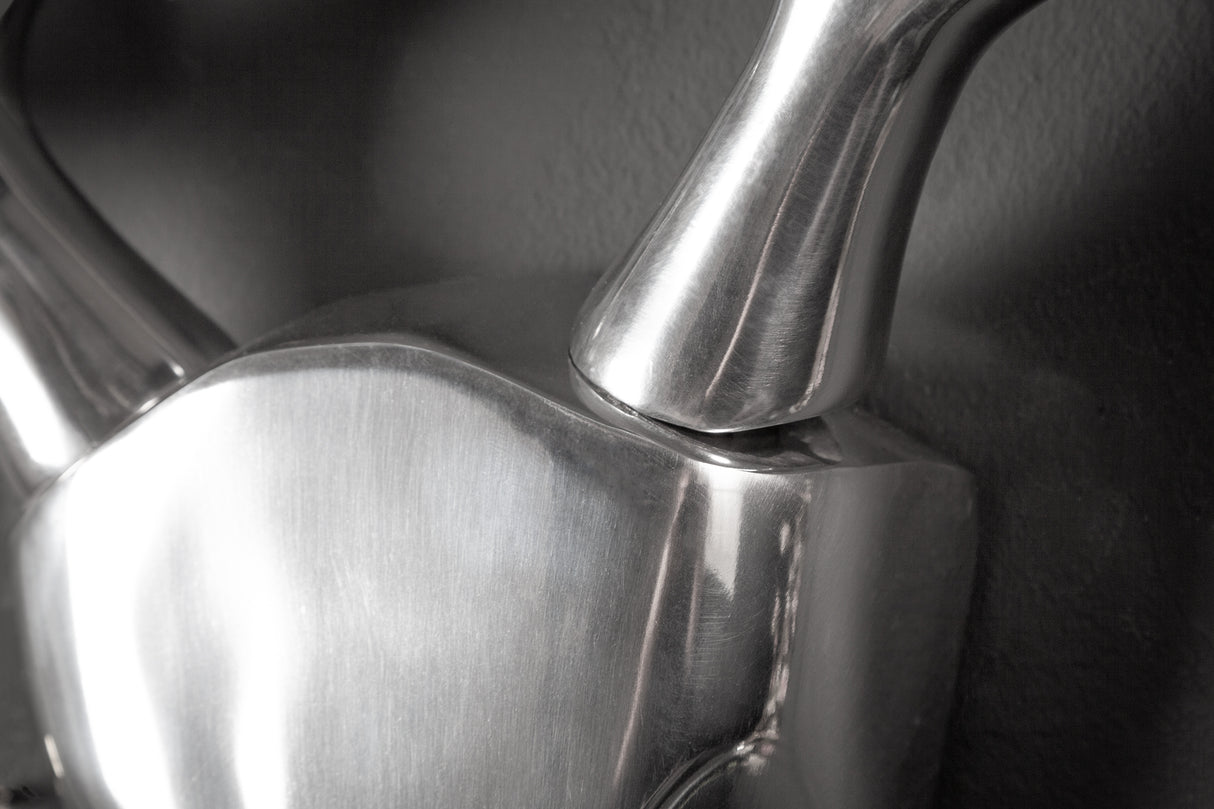 Hirschgeweih VEADO 90cm Aluminium silber