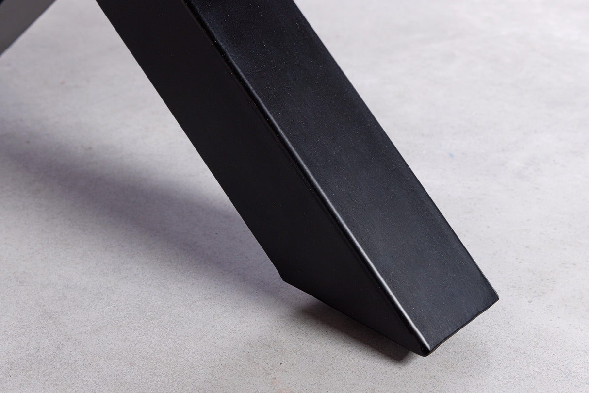 Couchtisch BARRACUDA 110cm recyceltes Teakholz ohne Glasplatte