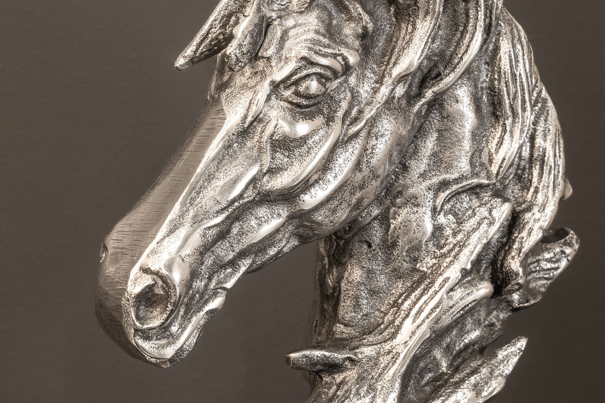 Tischleuchte CABALLO silber ohne Lampenschirm