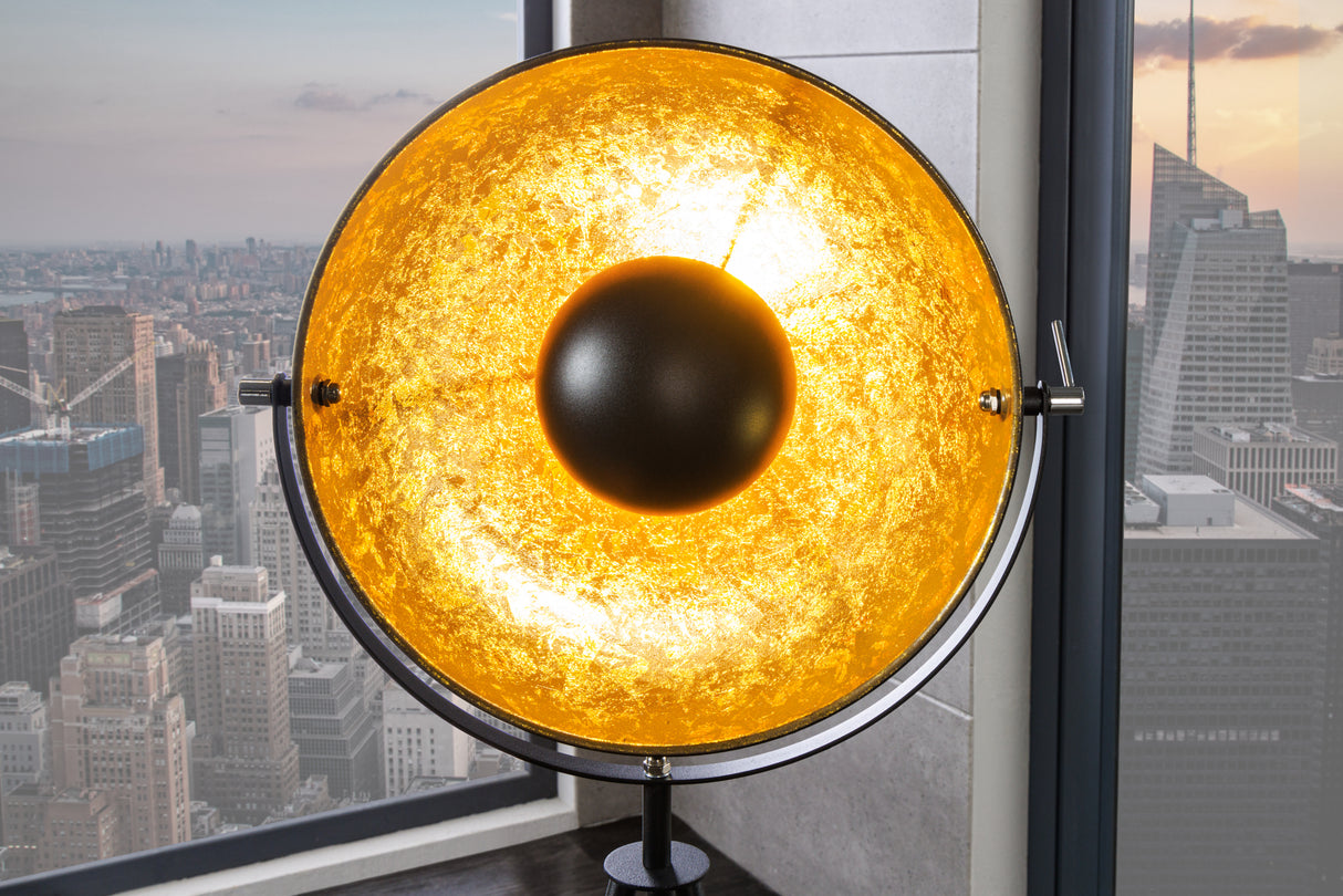 Stehleuchte STUDIO 145cm schwarz gold