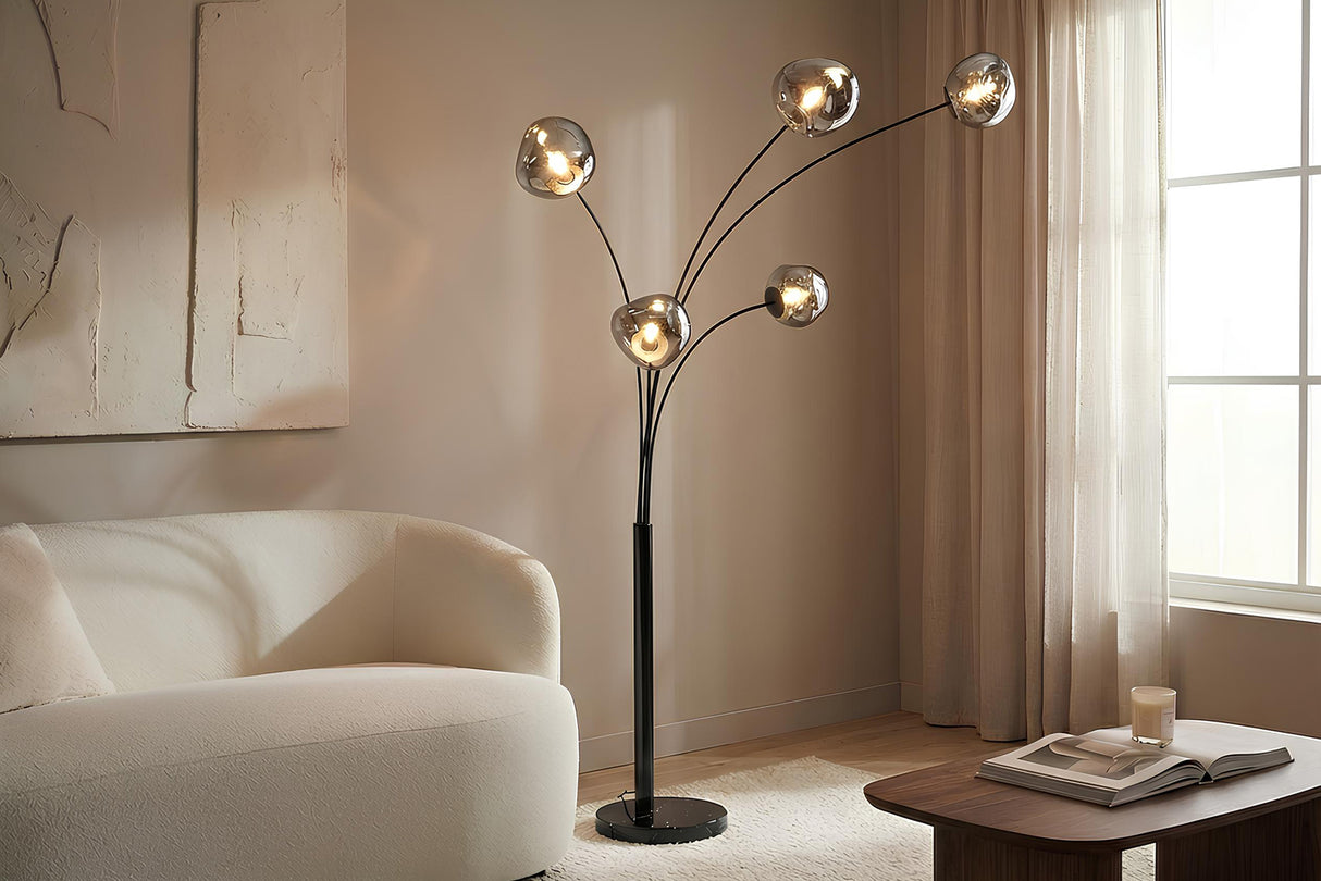 Floor lamp LIQUID DIAMOND smoke 200cm