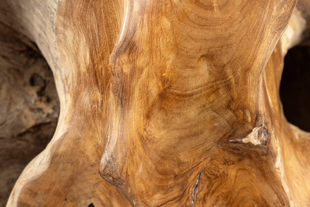 Console ROOT 150cm teak wood rack w/o glass plate