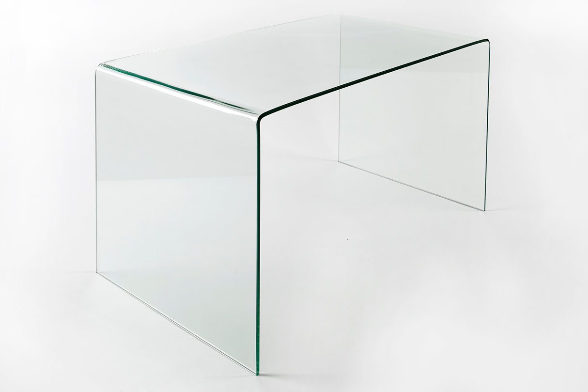 Office table desk FANTOME 120cm 12mm tempered glass