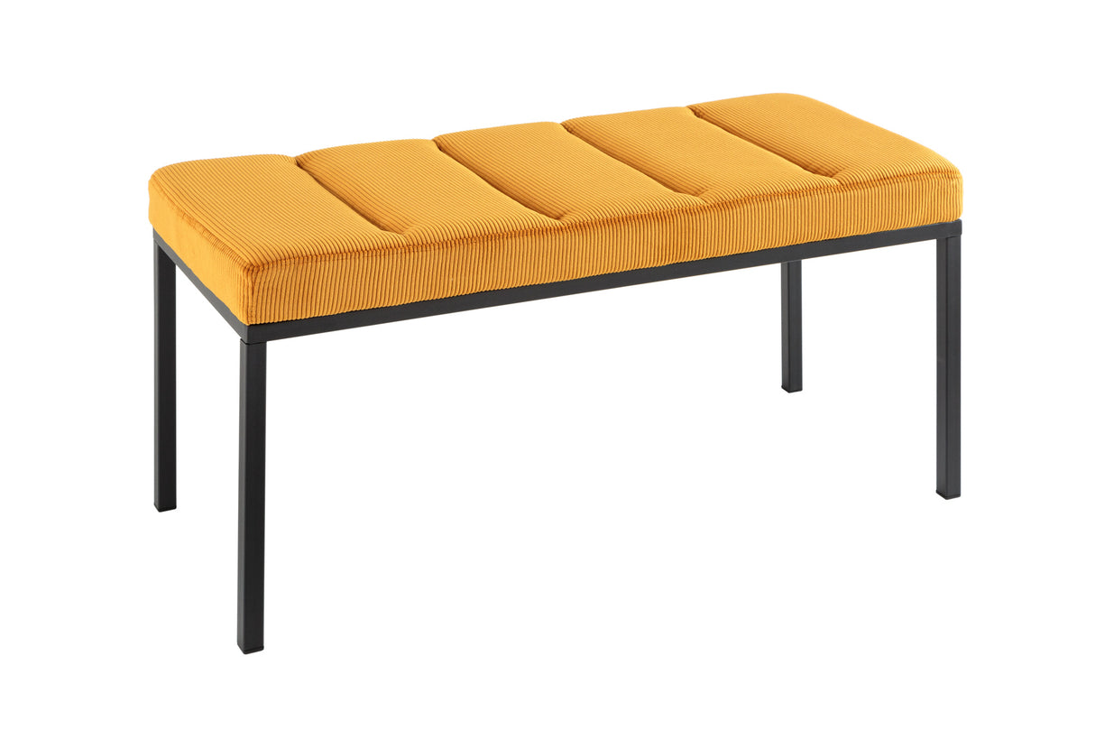 Bank BOUTIQUE 80cm Kordel senfgelb