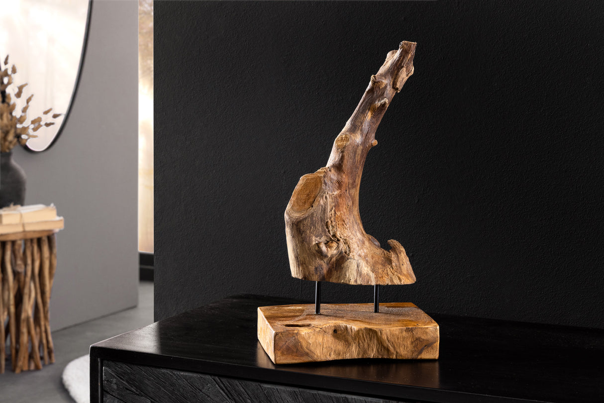 Ornament FLAMME 30-40cm Teakholz