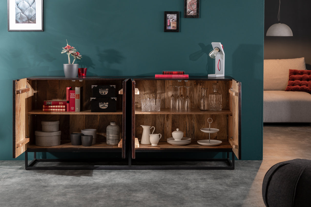 Sideboard CREATIVO180cm 3D mango brown