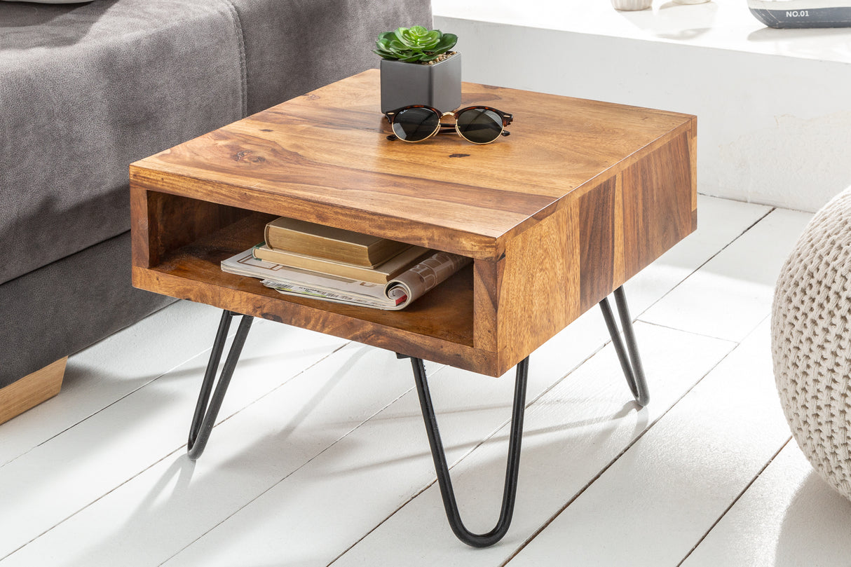 Side table SCORPION 45cm sheesham wood