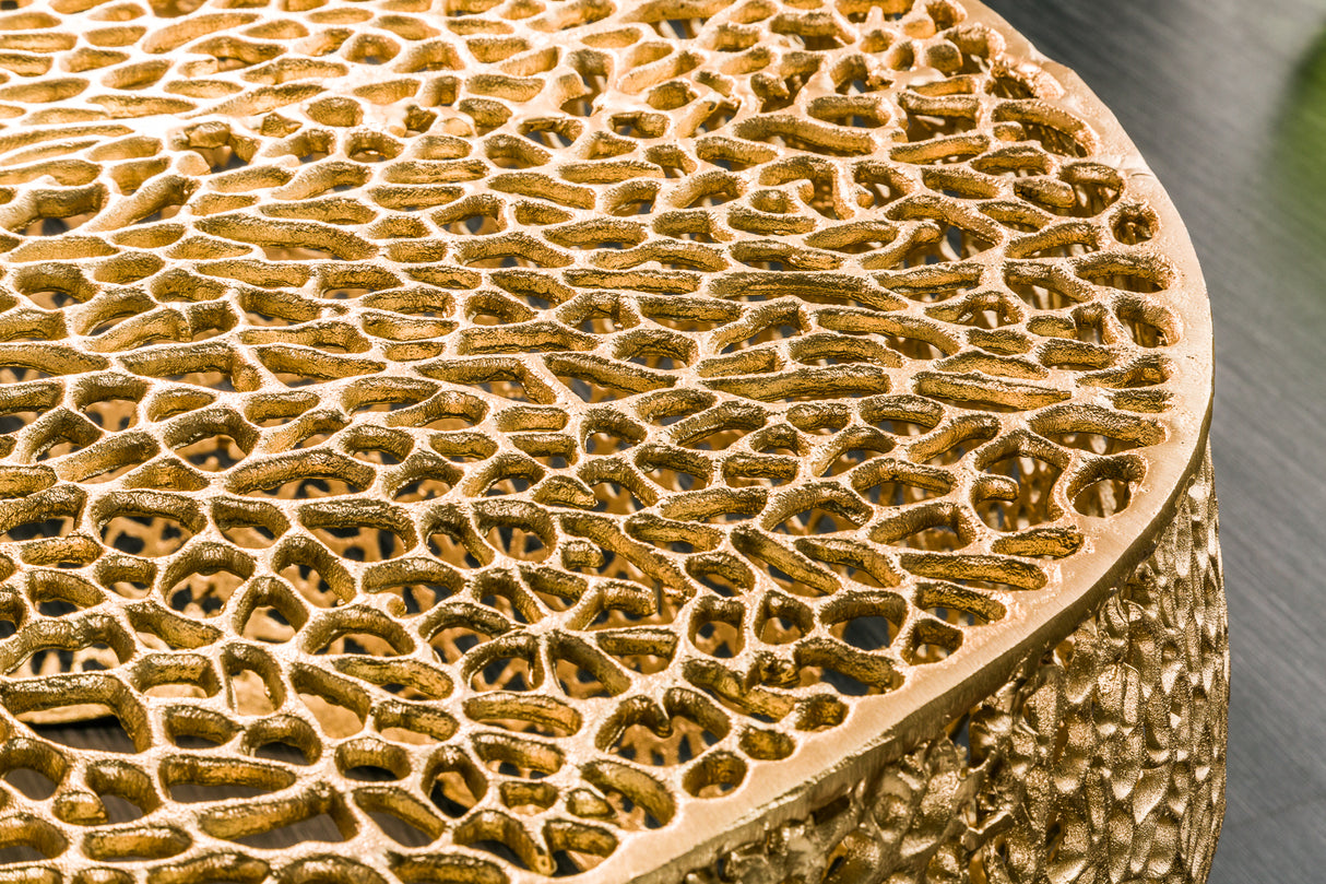 Couchtisch ABSTRACT LEAF 80cm gold