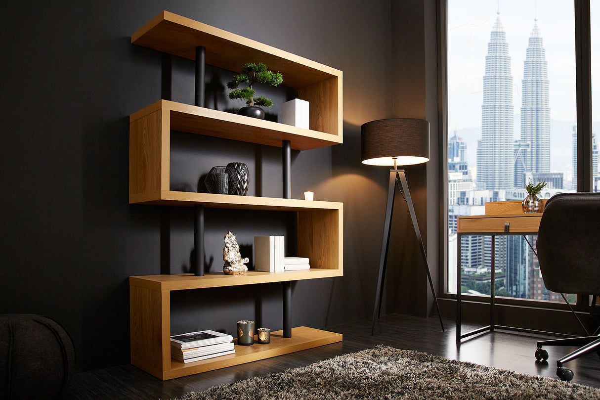 Shelf SNAKE 165cm oak look