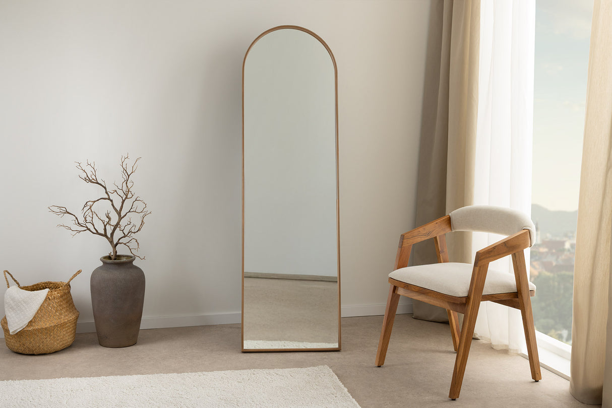 Standing mirror PORTRAIT 165cm oak wood veneered