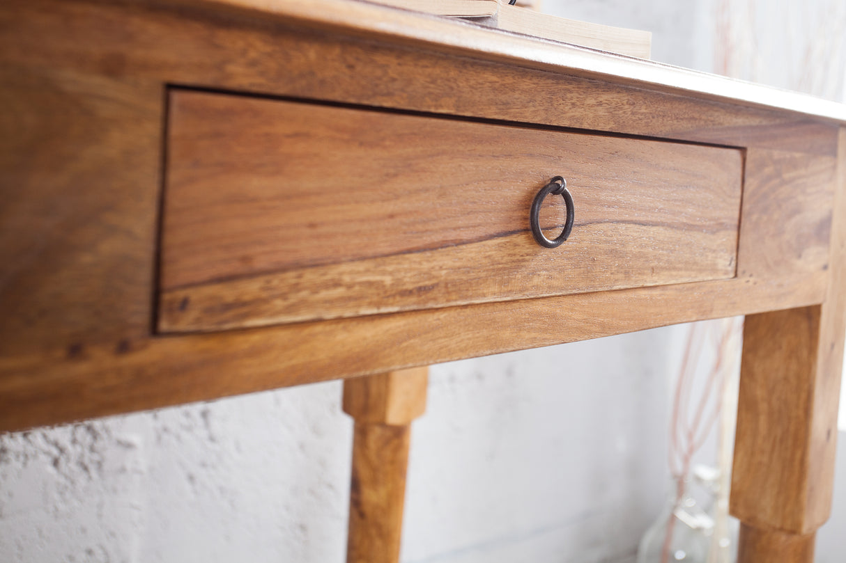 Davenport office desk HEMINGWAY 90cm sheesham