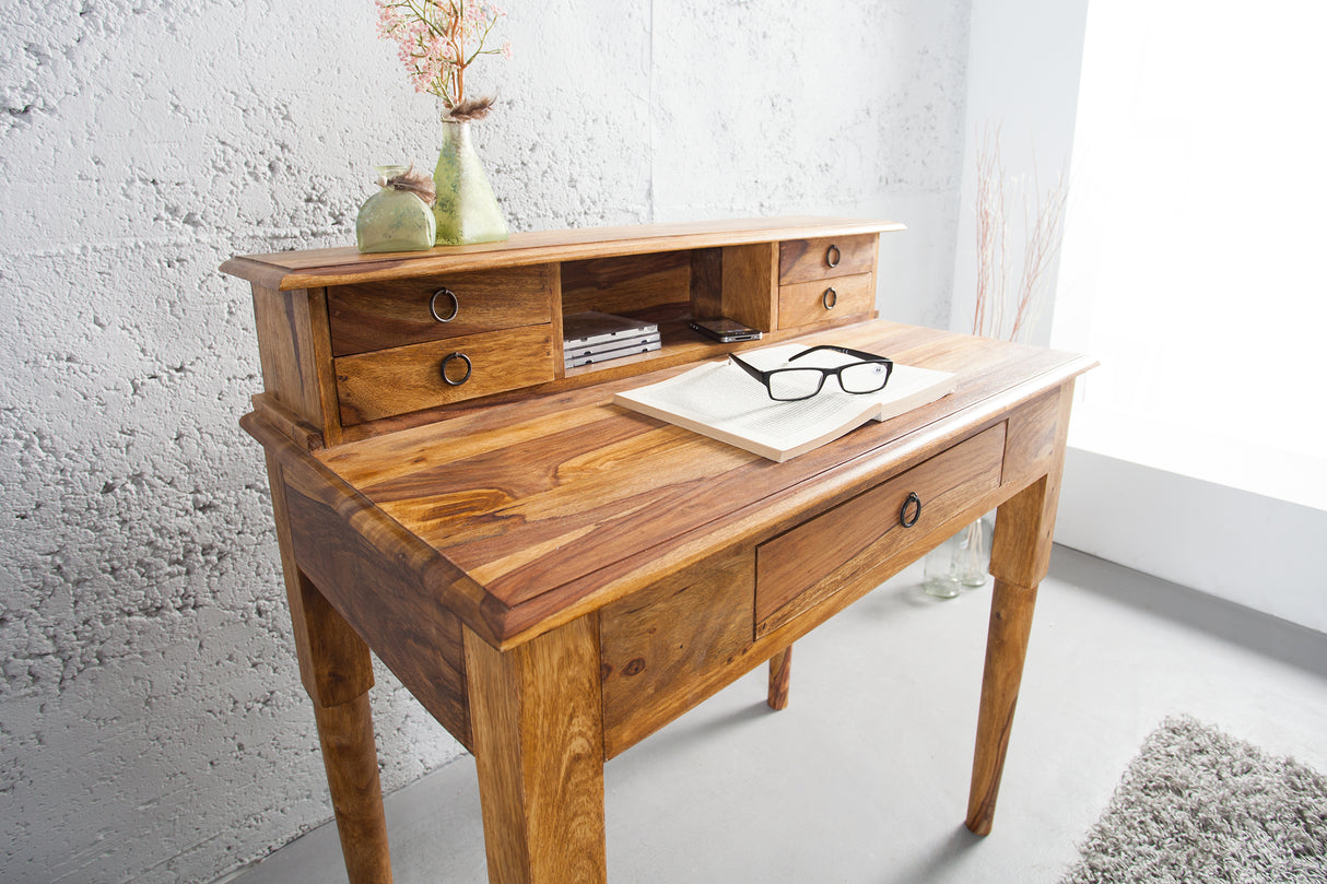 Davenport office desk HEMINGWAY 90cm sheesham