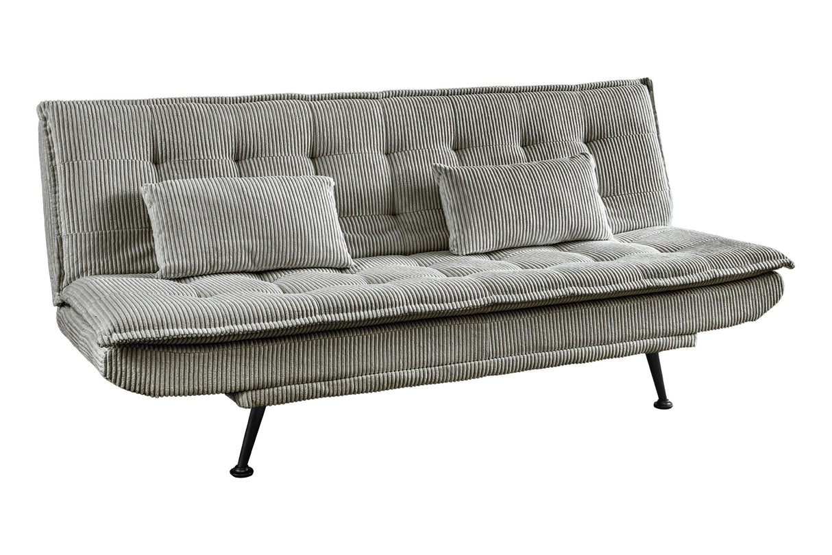 Sofa bed JAZZ 195cm 3-seater cord greige