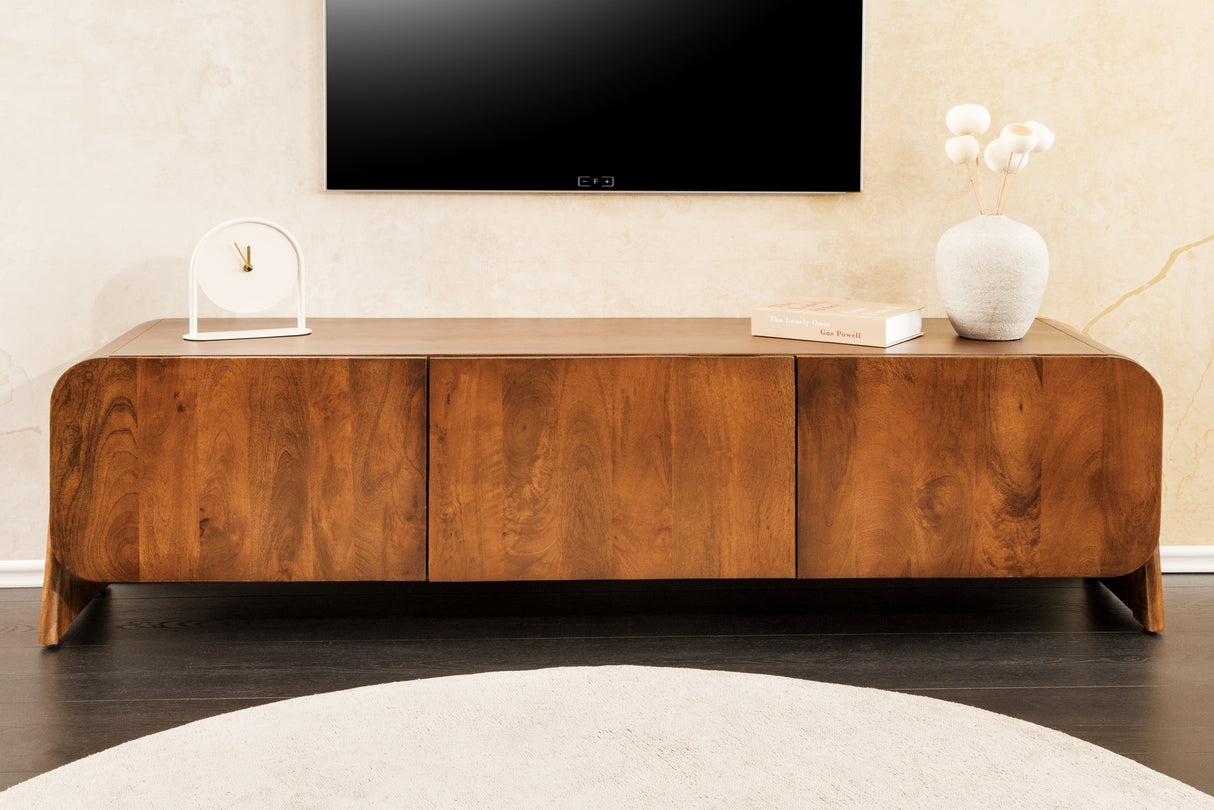 TV-Board BRASIL 160cm Mangoholz braun