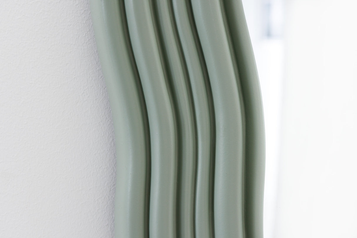 Wall mirror ALICE II 100cm sage green