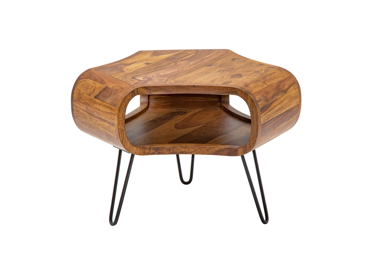 Couchtisch ORGANIC LIVING 70cm Sheesham Holz natur