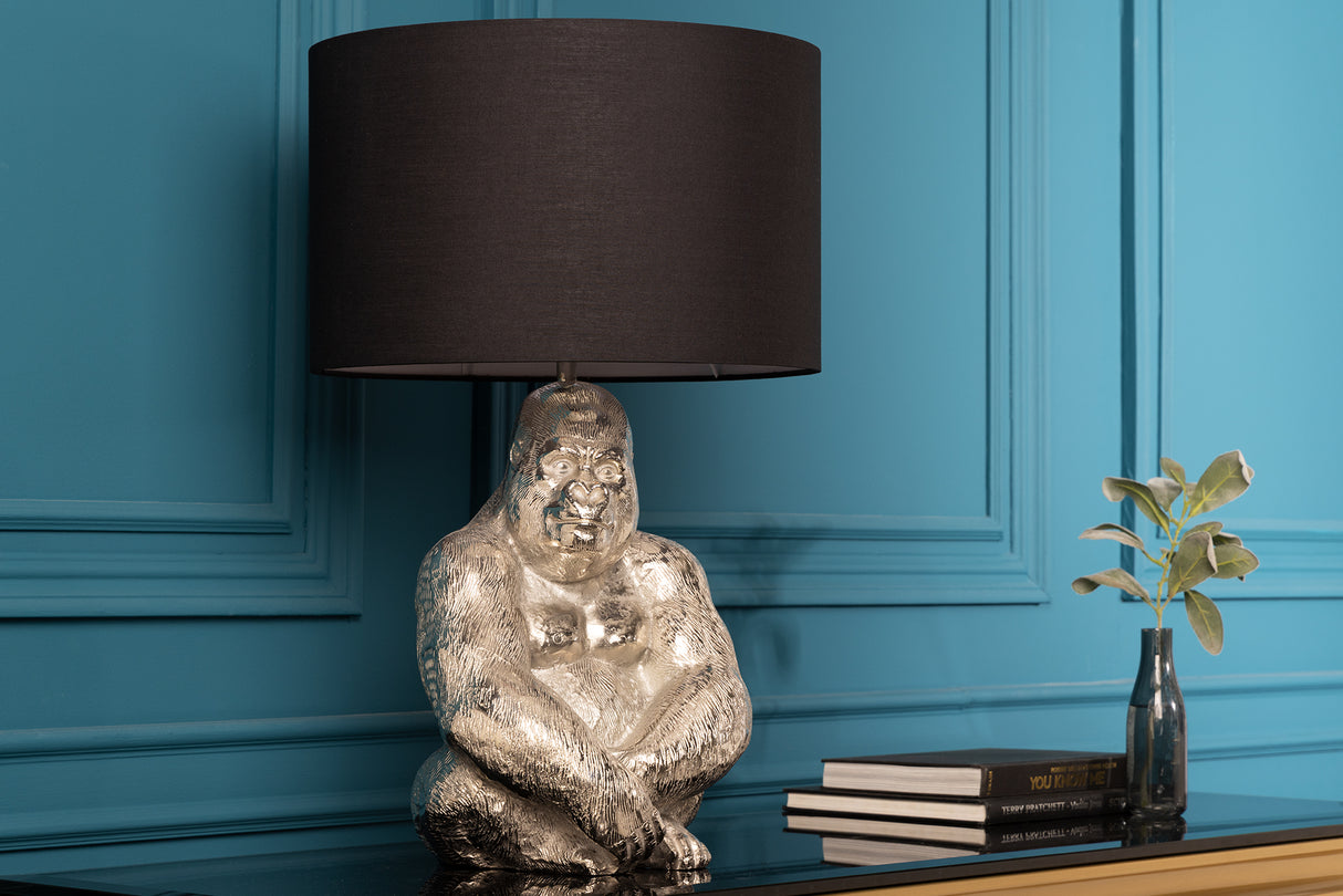 Table lamp GORILLA 60cm silver w/o lampshade / adjustable lampshade