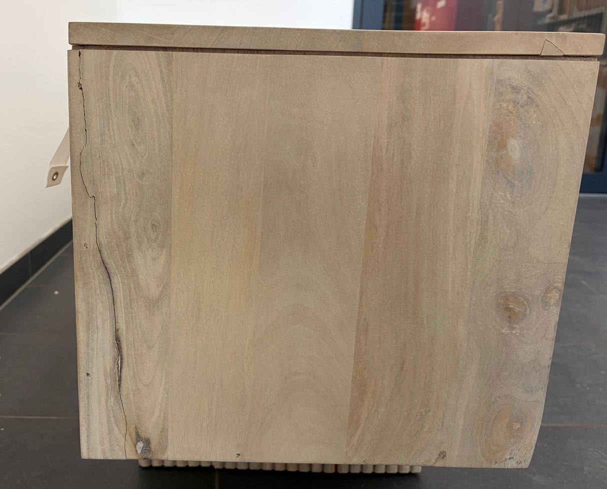 B-TV Board ART DECO 200cm 3D mango wood