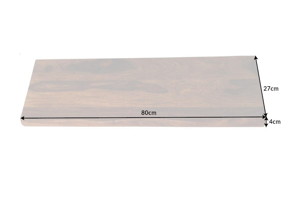 Wall shelf MAMMUT 80cm sheesham wood