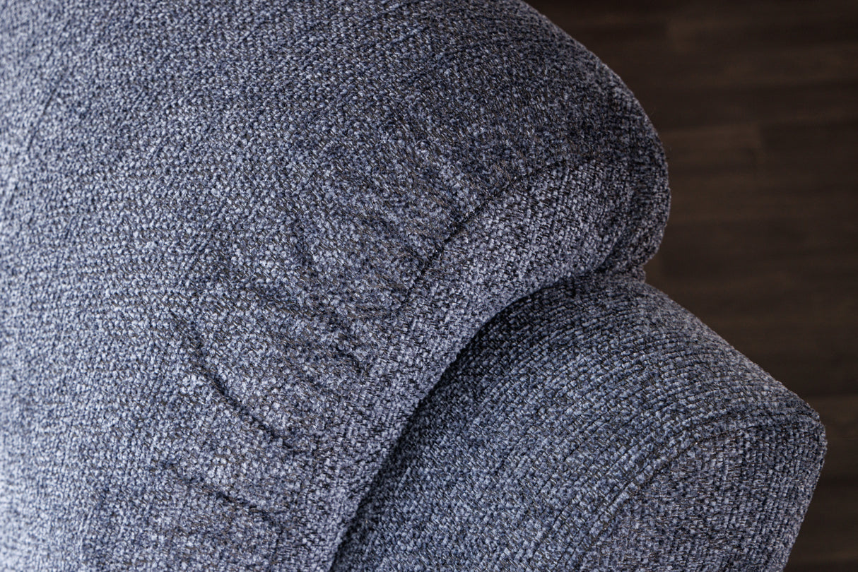 Cinema armchair HOLLYWOD 3-seater textured fabric grey