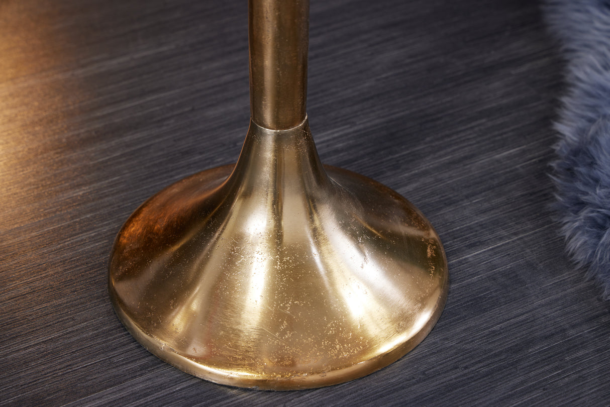 Sektkühler CHAMPAGNE 80cm antik gold