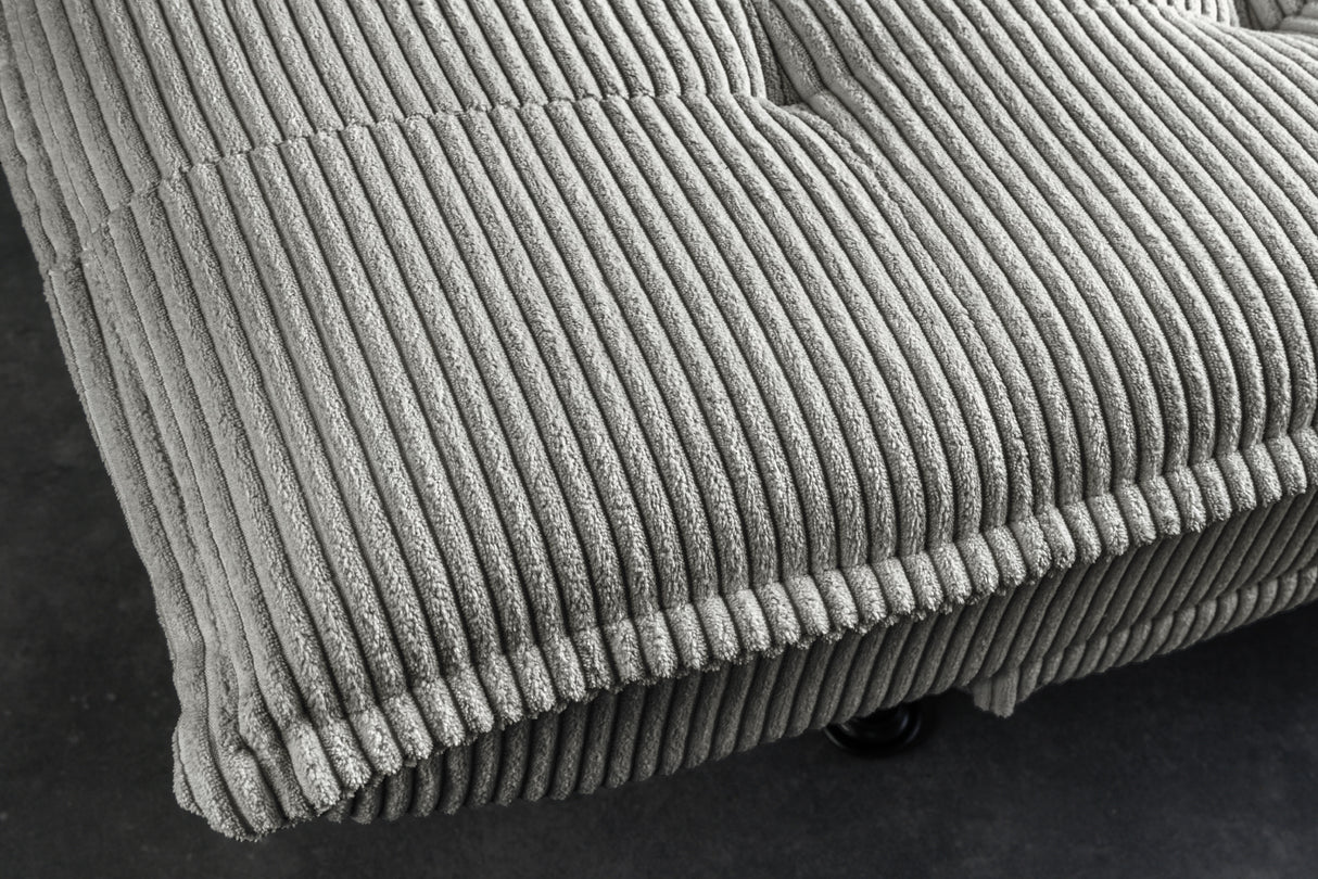 Sofa bed JAZZ 195cm 3-seater cord greige