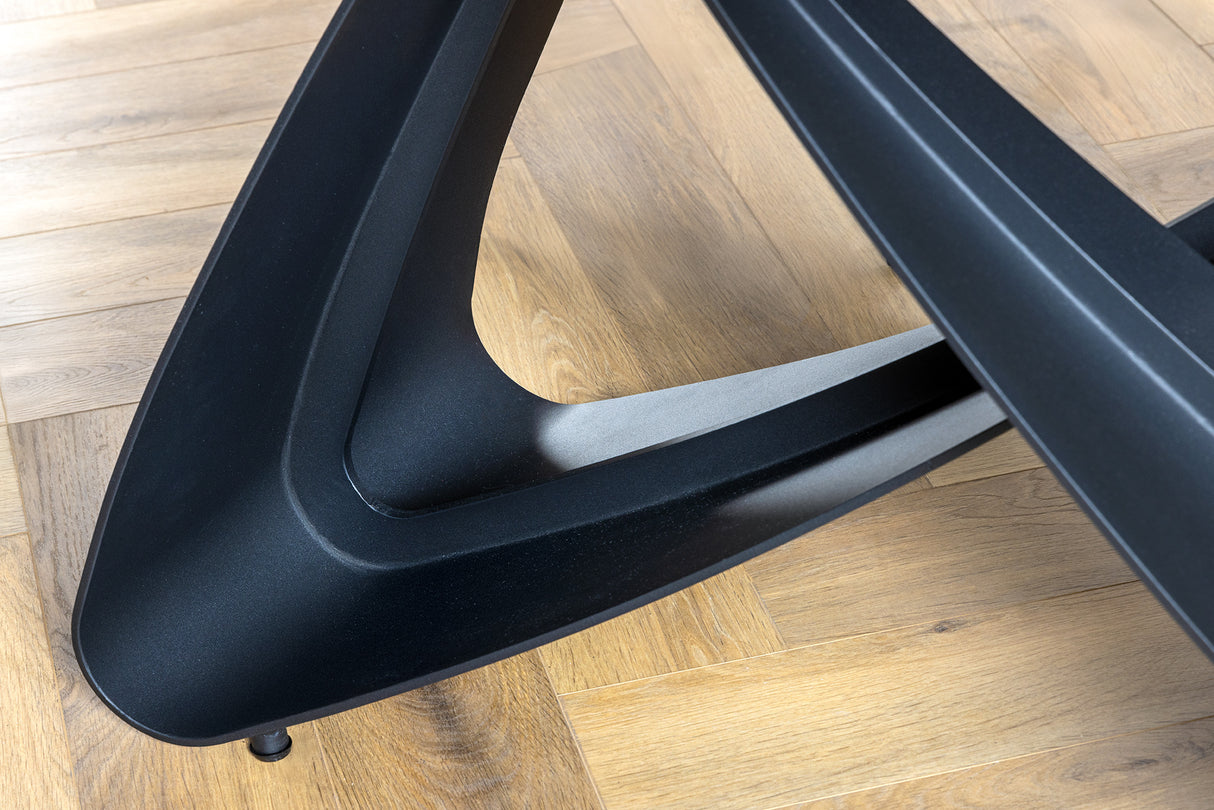 Esstisch INFINITY 180-220-260cm ausziehbar Keramik Marmoroptik taupe